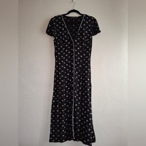 Foral Button Down Maxi Dress NWOT
